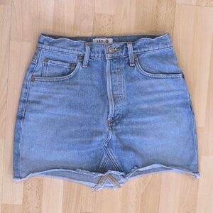 AGOLDE | Quinn High Rise Mini Skirt